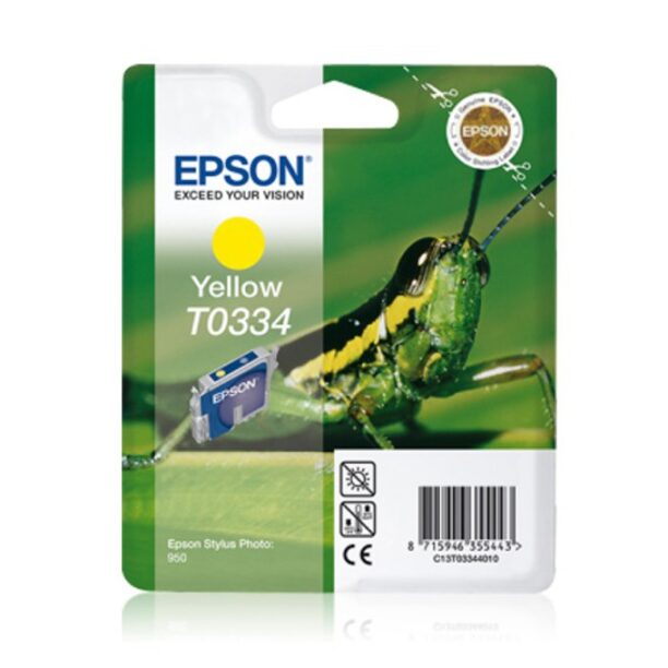 Касета ЗА EPSON Stylus Photo 950 - Yellow - T0334 - P№ C13T03344010 - 17ml. цена