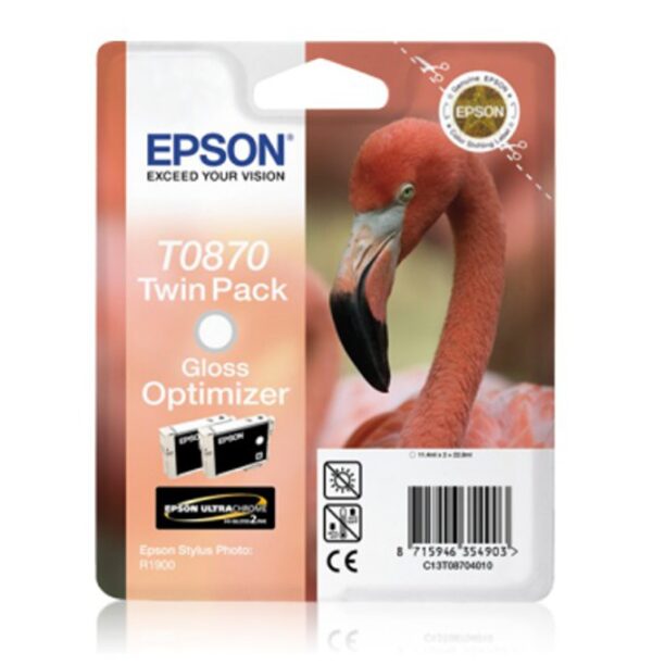 Касета ЗА EPSON Stylus Photo R1900 -  Gloss Twin Pack - P№ C13T08704010 цена