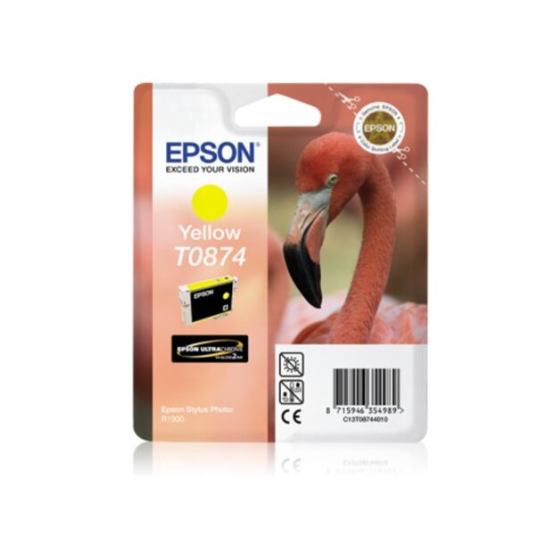 Касета ЗА EPSON Stylus Photo R1900 - T0874 - Yellow - P№ C13T08744010 цена