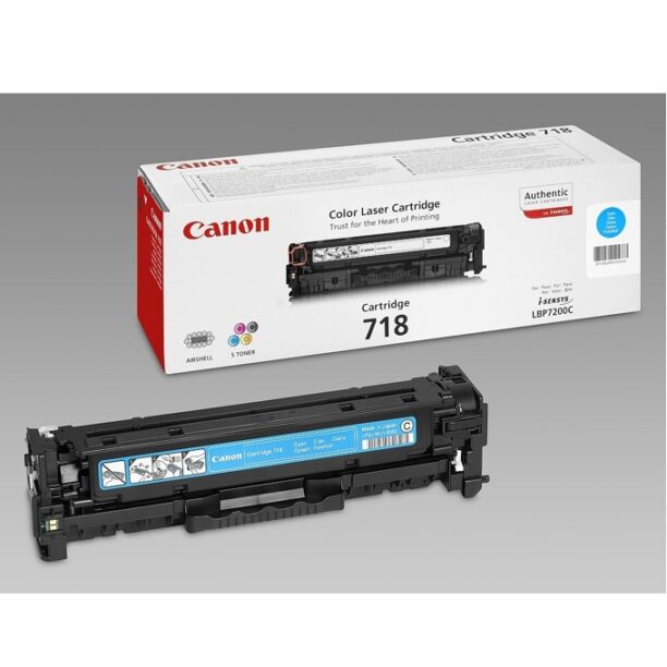 Касета за Canon i-SENSYS LBP7200/MF8330Cdn/MF8350Cdn/MF724Cdw/MF728Cdw/MF729Cx - Cyan - CRG-718C - P№ 2661B002 - Заб.: 2 900k цена