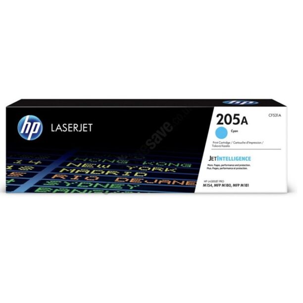 Касета за HP Color LaserJet Pro MFP M180n / HP Color LasesrJet Pro MFP M181fw - 205A - Cyan - P№ CF531A - 900k цена