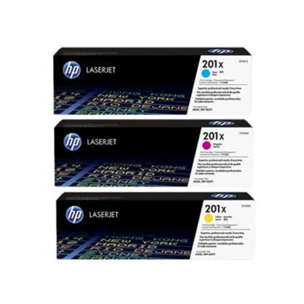 Касета за HP за LaserJet Pro MFP M277/M274/M252 - Cyan/Magenta/Yellow - 3 Pack - CF253XM - Заб.: 2 300 брой копия цена