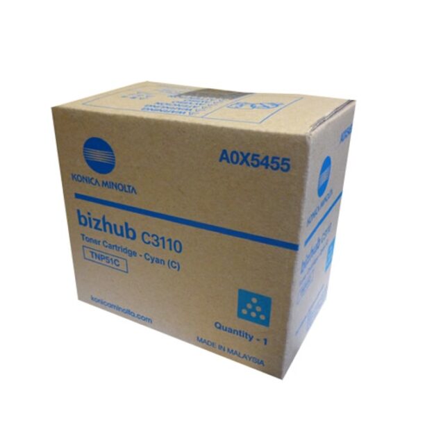 Касета за Konica Minolta BIZHUB C3110 - Cyan - TNP51C - P№ A0X5455 - Заб.: 5 000k цена