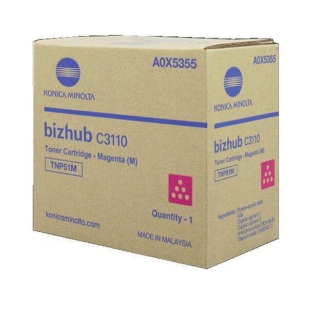 Касета за Konica Minolta BIZHUB C3110 - Magenta - TN51M - P№ A0X5355 - Заб.: 5 000k цена