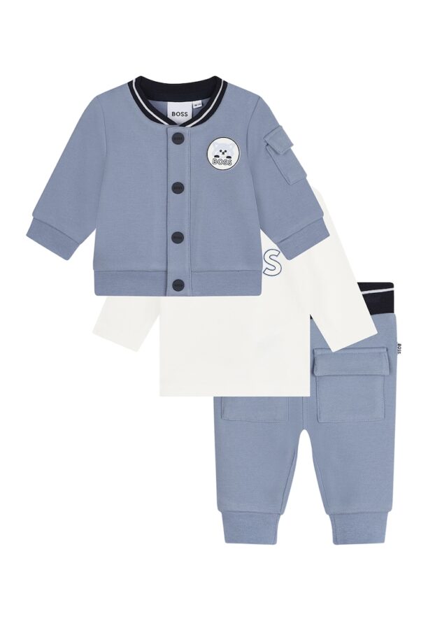 Комплект с памук - 3 части BOSS Kidswear