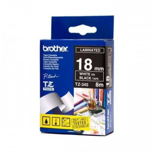 Консуматив Brother TZ-345 Tape White on Black