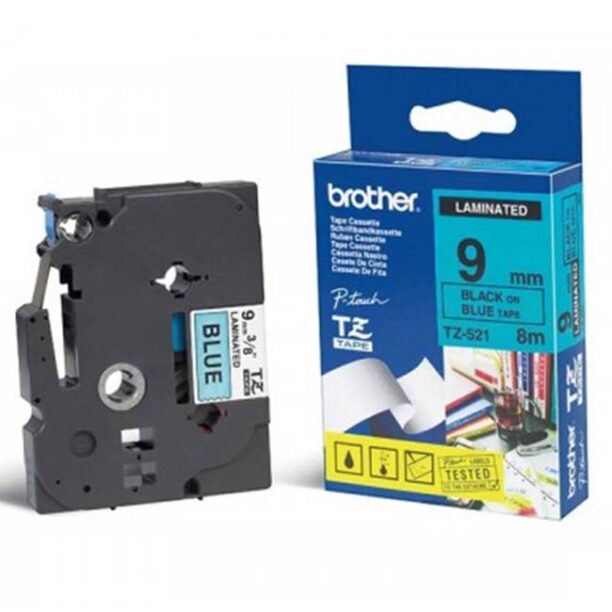 Консуматив Brother TZ-521 Tape Black on Blue