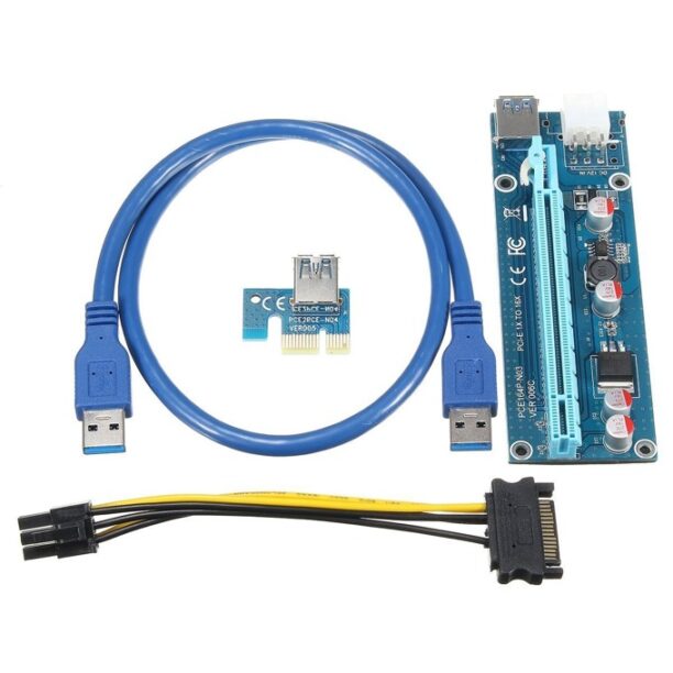 Контролер/екстендер OEM VER-006C. от PCI-E x1 към PCI-E x16 чрез USB 3.0