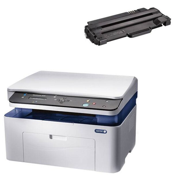 Лазерно многофункционално устройство Xerox WorkCentre 3025B - 3025V_BI + СЪВМЕСТИМА ТОНЕР КАСЕТА ЗА XEROX PHASER 3020 /X-3025 / WORKCENTRE 3025