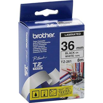 Ламинирана лента Brother TZ-261 Tape Black on White