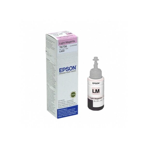 МАСТИЛО EPSON L800/L810/L850/L1800 Light Magenta ink bottle 70ml - №C13T67364A - Заб.: 1800p цена