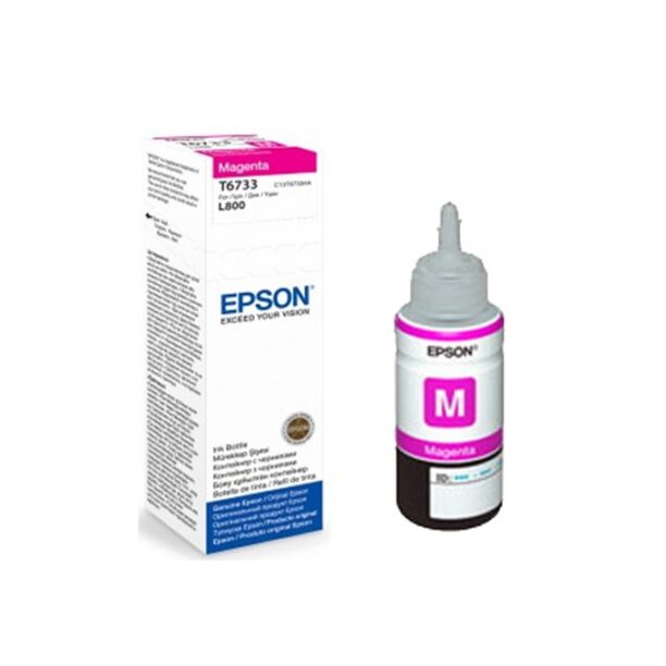 МАСТИЛО EPSON L800/L810/L850/L1800 Magenta ink bottle 70ml - №C13T67334A - Заб.: 1800p цена