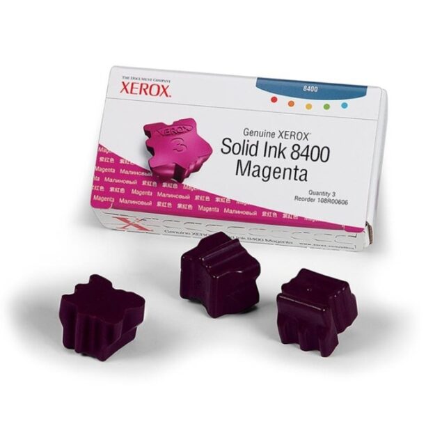 МАСТИЛО ЗА XEROX ColorStix ЗА PHASER 8400 - ink 3 Magenta Sticks - P№ 108R00606 - заб.: 3400k цена