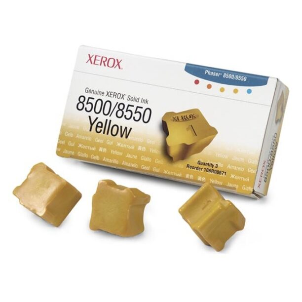 МАСТИЛО ЗА XEROX ColorStix ЗА PHASER 8500/8550 - ink 3 Yellow Sticks - P№ 108R00671 - заб.: 3000k цена