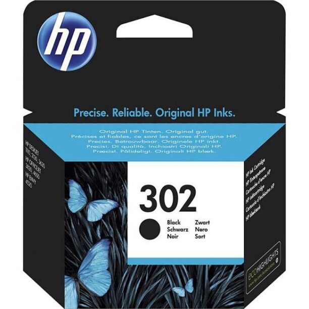 Мастилена касета HP 302 Black Original Ink Cartridge