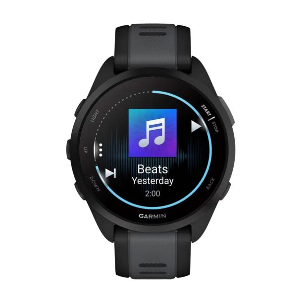 Оригинален Дамски Смарт часовник Garmin Forerunner 165 Music Black/Slate Grey 010-02863-30