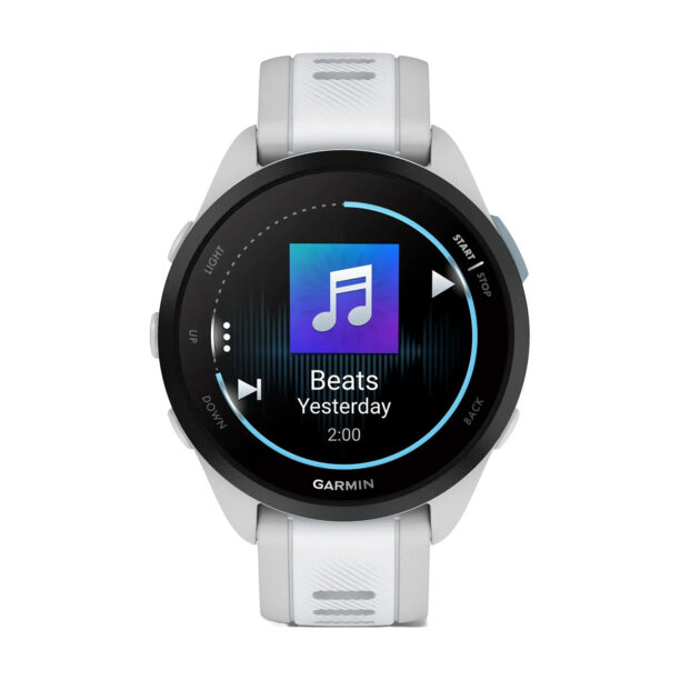 Оригинален Дамски Смарт часовник Garmin Forerunner 165 Music Mist Grey/Whitestone 010-02863-31