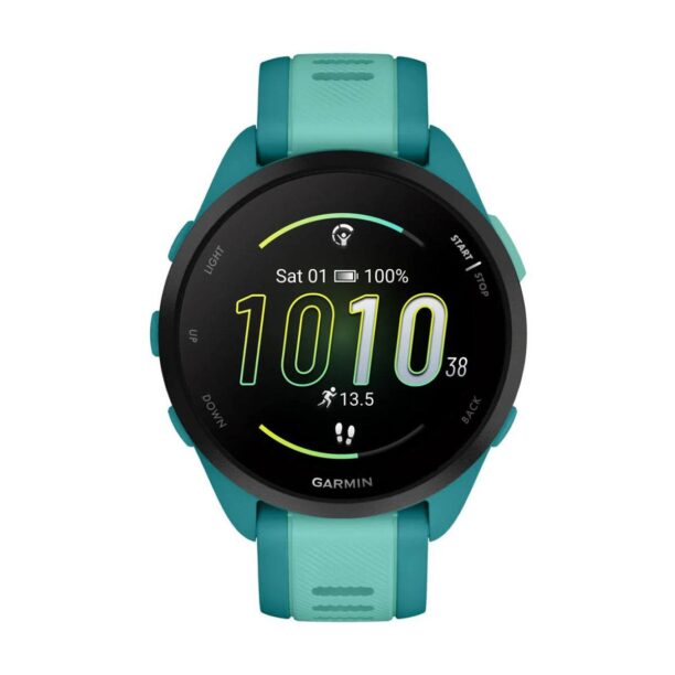 Оригинален Дамски Смарт часовник Garmin Forerunner 165 Music Turquoise/Aqua 010-02863-32