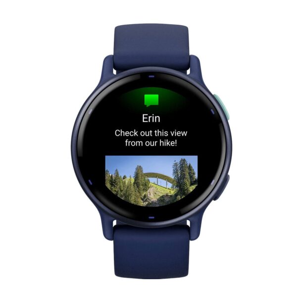 Оригинален Дамски Смарт часовник Garmin Vivoactive 5 Metallic Navy/Navy 010-02862-12