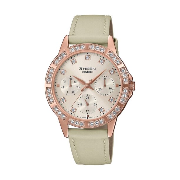 Оригинален Дамски Часовник Casio Sheen SHE-3517PGL-9AUEF