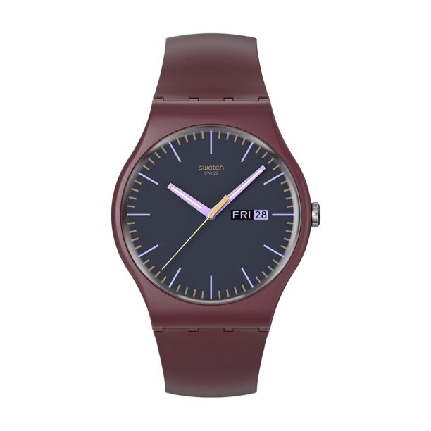 Оригинален Дамски Часовник Swatch Burgundy Berry SO29R707