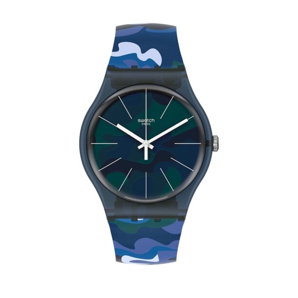 Оригинален Дамски Часовник Swatch Camouclouds SUON140