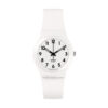 Оригинален Дамски Часовник Swatch Just White Soft SO28W107-S14