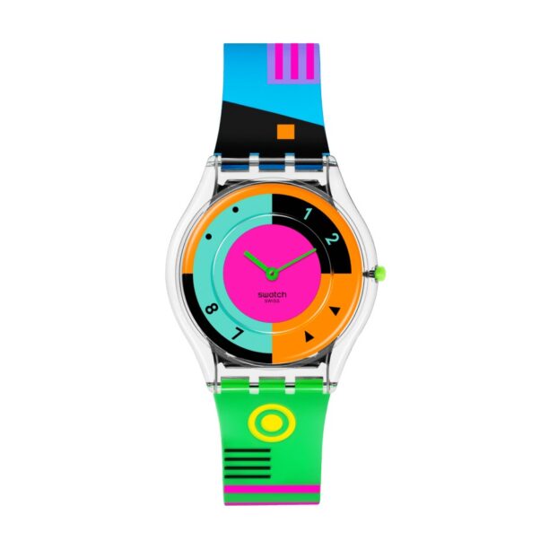 Оригинален Дамски Часовник Swatch Neon Hot Racer SS08K119