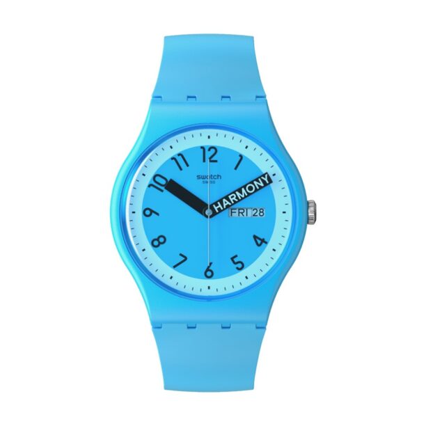 Оригинален Дамски Часовник Swatch Proudly Blue SO29S702