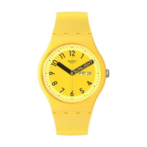 Оригинален Дамски Часовник Swatch Proudly Yellow SO29J702