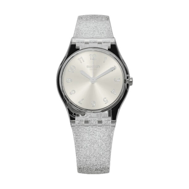 Оригинален Дамски Часовник Swatch Silver Glistar Too LK343E