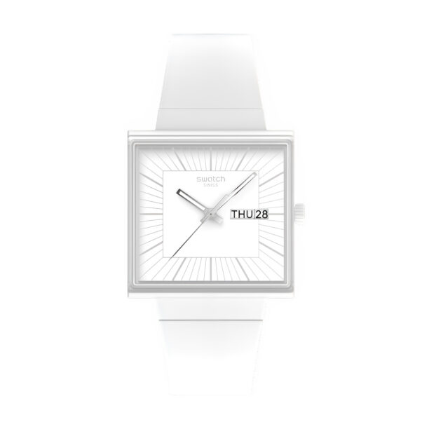 Оригинален Дамски Часовник Swatch What If Allwhite SO34W700