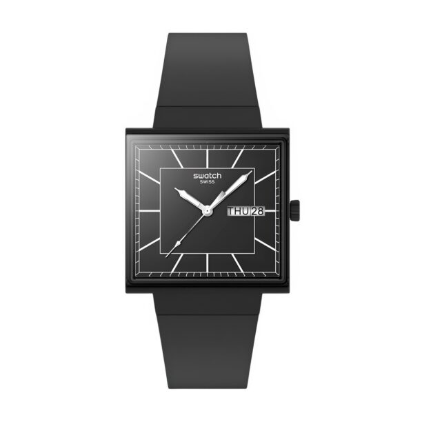 Оригинален Дамски Часовник Swatch What If Blackagain SO34B701