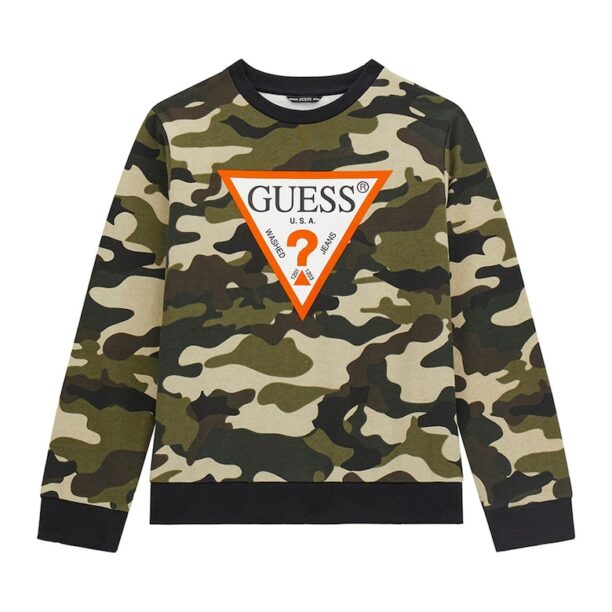 Памучен суитшърт с лого GUESS