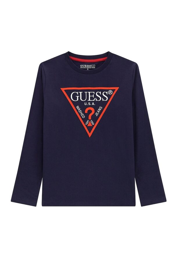 Памучна блуза с лого GUESS