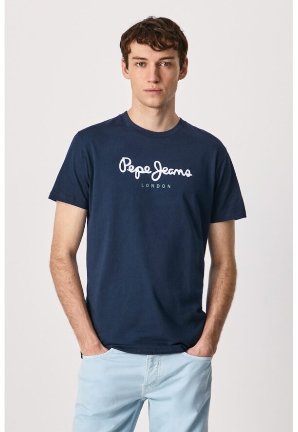 Памучна тениска Eggo Pepe Jeans London