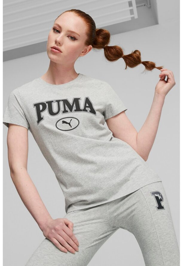 Памучна тениска Squad с лого Puma