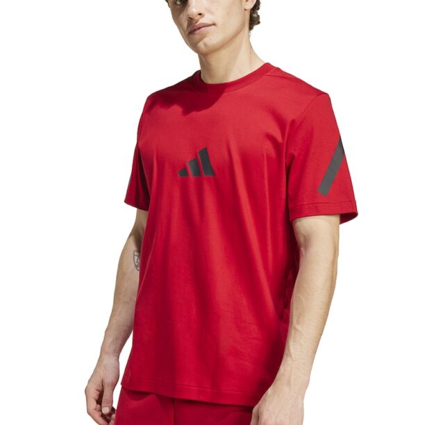 Памучна тениска Z.N.E с лого adidas Sportswear