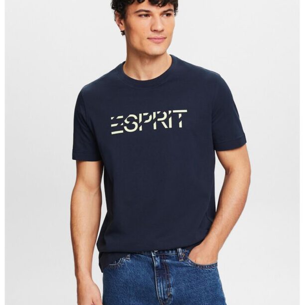 Памучна тениска с лого Esprit