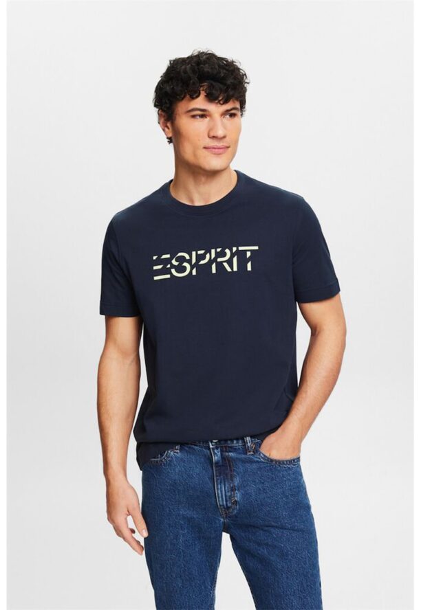 Памучна тениска с лого Esprit