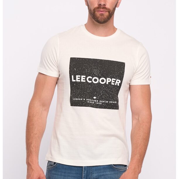 Памучна тениска с лого Lee Cooper