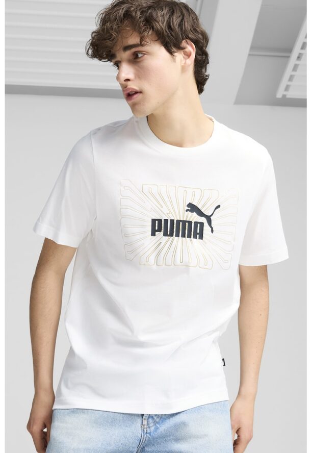 Памучна тениска с лого Puma