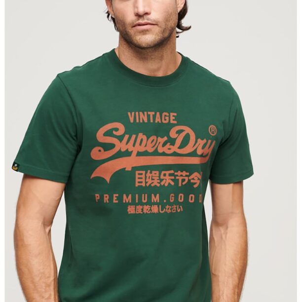 Памучна тениска с лого SUPERDRY