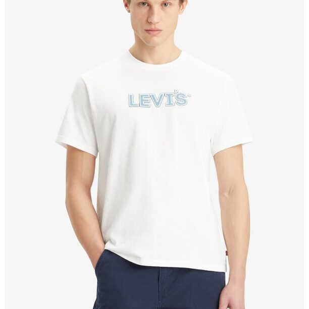 Памучна тениска със свободна кройка и лого Levis