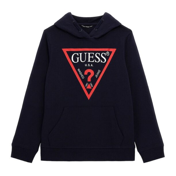 Памучно худи с джоб кенгуру GUESS