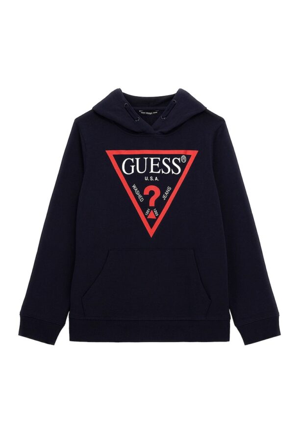 Памучно худи с джоб кенгуру GUESS