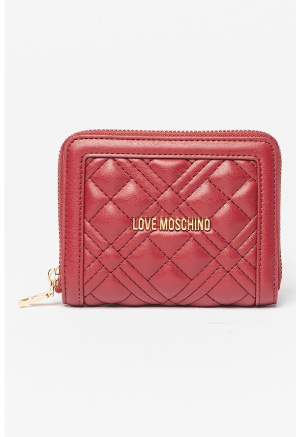 Портмоне от еко кожа с капитониран дизайн Love Moschino