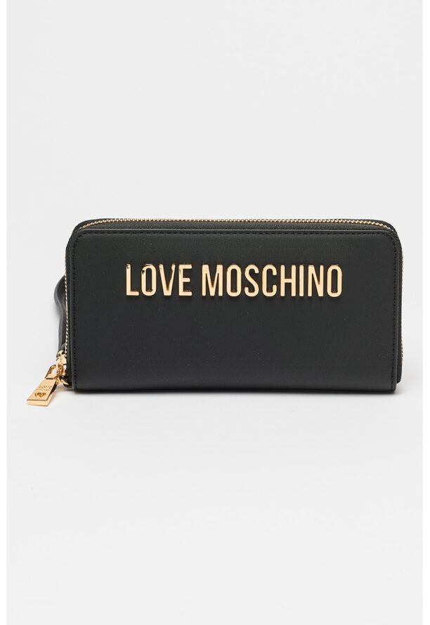 Портмоне от еко кожа с метално лого Love Moschino