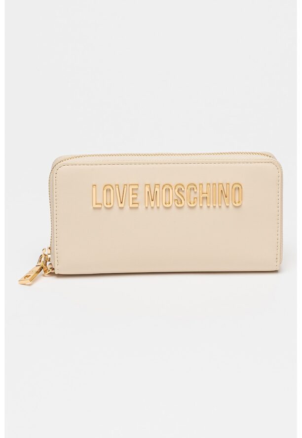 Портмоне от еко кожа с метално лого Love Moschino