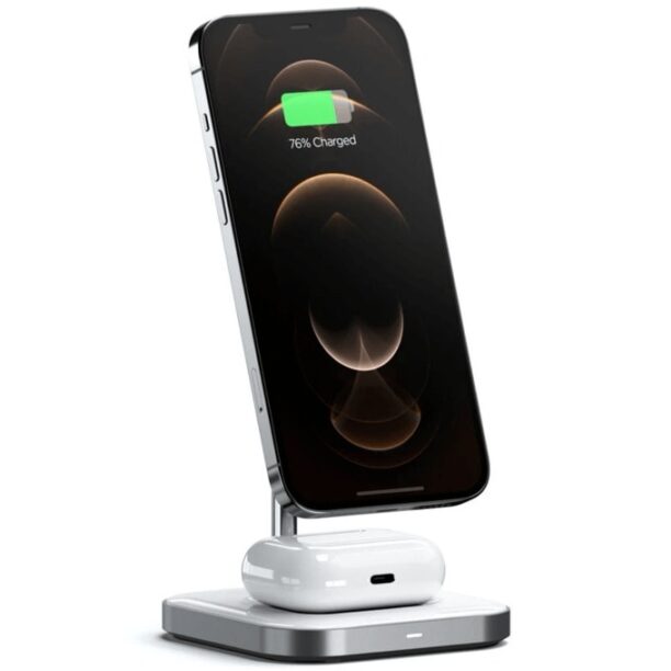 Поставка Satechi Aluminum 2-in-1 Magnetic Wireless Charging Stand